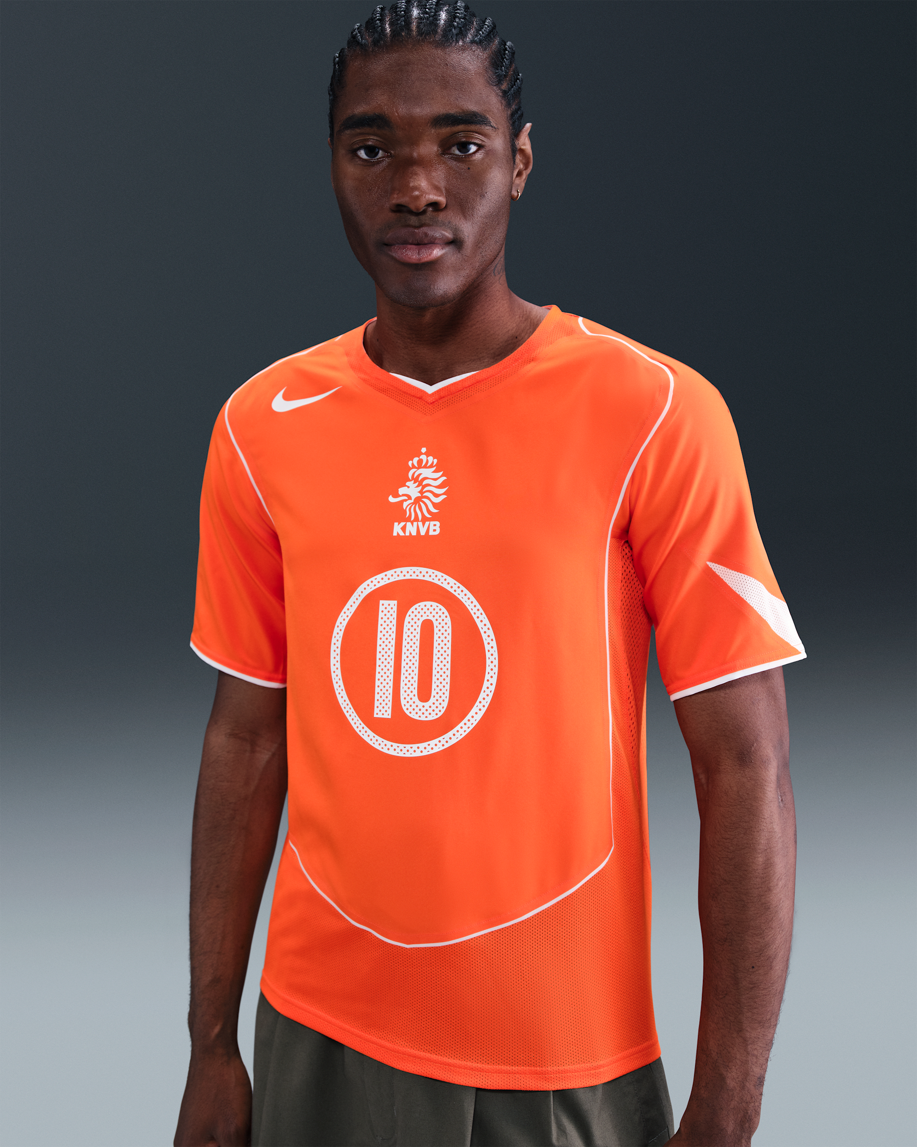 Nike サッカーシャツ V. Nistelrooy 10 M Netherlands 2004 Re-Issue V.NISTELROOY #10 Home shirt BNIB